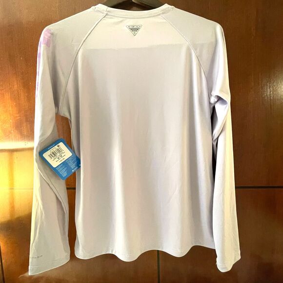 NWT Columbia Women's PFG Tidal Long Sleeves Tshirt Crew Neck Tee Size M - Picture 3 of 14